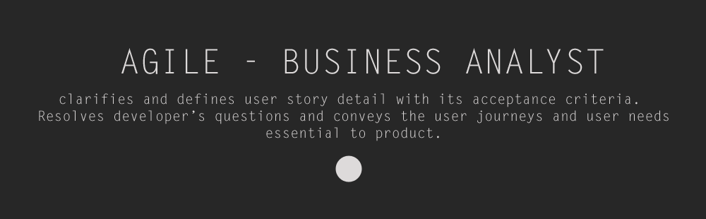 Agile Business Analyst